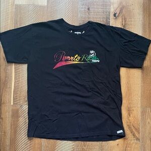 Black Billabong Puerto Rico Graphic T-Shirt